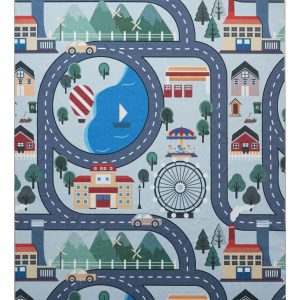 Biltæppe Zappy City Multi