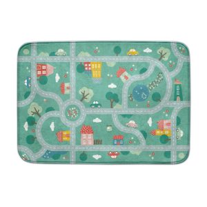 Ultra Soft Legetæppe - Vejbanemotiv - 1,5m x 1m - Achoka - Fra 1 år